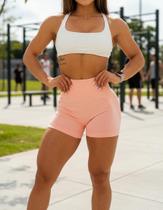 Bermuda Levanta Bumbum Feminina Sem Costura Premium Academia