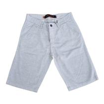 Bermuda Linho Masculina Off White Areia Clara Algodão Confortável 38 e 54 Wolfgan