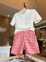 Bermuda listra vermelha e branca kingejoe.