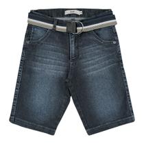 Bermuda Look Jeans c/ Cinto Jeans - UNICA - 10