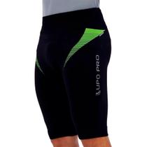 Bermuda Lupo Ciclismo AM ls Bike Masculina Preto Verde