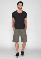 Bermuda Macaw Elástico Sarja 7813 Verde