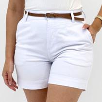 Bermuda Malwee Meia Coxa em Sarja Feminina Bermuda Malwee Meia Coxa em Sarja Feminina