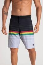 Bermuda Maresia Boardshort Reggae Stripes 20 Masculino Adulto Ref. 10423177 Bermuda Maresia Boardshort Reggae Stripes 20 Masculino Adulto Ref. 10423177