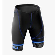 Bermuda Masculina 3XU Multiplied Ciclista Bike Bicicleta Azul - Refactor