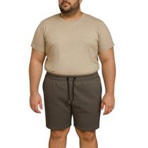 Bermuda Masculina Adulto Algodão Cordão Ajustável Do P ao G3 Plus Size Good Bless Bermuda Masculina Adulto Algodão Cordão Ajustável Do P ao G3 Plus Size Good Bless