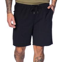 Bermuda Masculina Broken Rules Cordão Curta Preto Bermuda Masculina Broken Rules Cordão Curta Preto