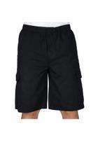 Bermuda Masculina Cargo com Elástico Bege R Sete Conforto Total