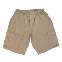 Bermuda Masculina Cargo Sarja Plus Size Cós Elástico 60-66 Jamer Bermuda Masculina Cargo Sarja Plus Size Cós Elástico 60-66 Jamer