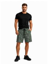 Bermuda Masculina Com Bolso Elastico e Cordão na Cintura Cor:VerdeTamanho:G