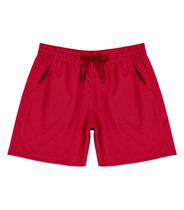 Bermuda Masculina Com Bolsos De Tactel Select Vermelho