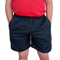 Bermuda Masculina com Bolsos Tactel Cordão e Elastico na Cintura Bermuda Masculina com Bolsos Tactel Cordão e Elastico na Cintura