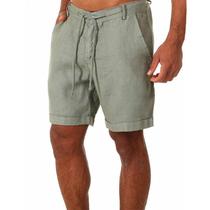 Bermuda Masculina de Algodão - Estilo Militar - Tamanho P