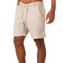 Bermuda Masculina de Algodão - Estilo Militar - Tamanho XXL