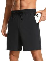 Bermuda Masculina de Treino CRZ YOGA Grande 7" Secagem Rápida com Bolsos