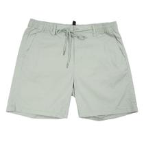 Bermuda Masculina Delkor Plus Size Sarja Reta Verde