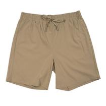 Bermuda Masculina Delkor Plus Size Tactel Marrom Claro