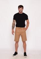 Bermuda Masculina Elástico Lycra 7924 Caki F075