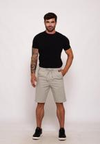 Bermuda Masculina Elástico Lycra 7924 Cinza Claro F075