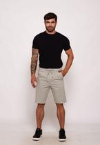 Bermuda Masculina Elástico Lycra 7924 Cinza Claro