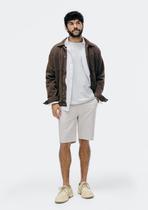 Bermuda Masculina Em Sarja Chino