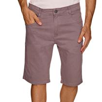 Bermuda Masculina em Sarja Colorida Bem Grossa e Confortável