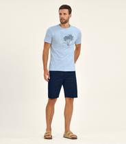 Bermuda Masculina em Sarja Diametro Azul