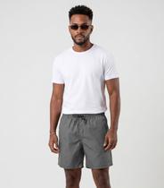 Bermuda Masculina Em Tactel Com Bolsos Filt Surf Cinza