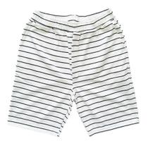 Bermuda Masculina em Tecido Flame Branco com Listras Tamanho M Basic+