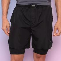 Bermuda Masculina Enfim Active Poliéster Preto