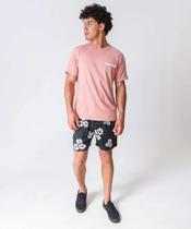 Bermuda Masculina Estampa Flores Surf Marisa Preto-28000