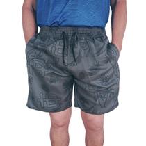 Bermuda Masculina Estampada com Bolso em Poliéster - Leveza e Praticidade Bermuda Masculina Estampada com Bolso em Poliéster - Leveza e Praticidade