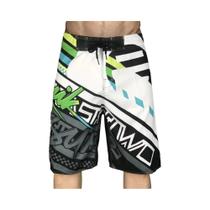 Bermuda Masculina Estampada Para Natação, Surf, Praia E Corrida, Moda Casual Fitness 2024