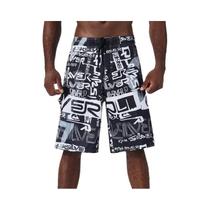 Bermuda Masculina Estampada Para Natação, Surf, Praia E Corrida, Moda Casual Fitness 2024