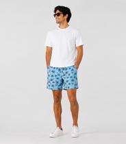Bermuda Masculina Estampada Tactel Força Do Mar Azul Bermuda Masculina Estampada Tactel Força Do Mar Azul