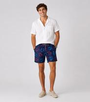Bermuda Masculina Estampada Tactel Força Do Mar Azul Bermuda Masculina Estampada Tactel Força Do Mar Azul