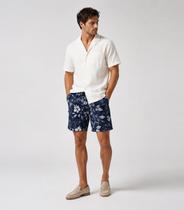 Bermuda Masculina Estampada Tactel Força Do Mar Azul Bermuda Masculina Estampada Tactel Força Do Mar Azul