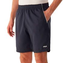 Bermuda Masculina Fila Train II Cós com Cordão Preto/Branco