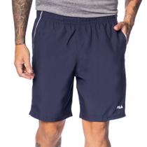 Bermuda Masculina Fila Train II Marinho/Branco Bermuda Masculina Fila Train II Marinho/Branco