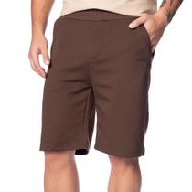 Bermuda Masculina Gangster Tecido Interlock Marrom Bermuda Masculina Gangster Tecido Interlock Marrom