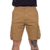 Bermuda Masculina HD Walk Cargo Chino Caramelo 9103A