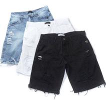 bermuda masculina infantil com elastico cor preta bermuda masculina infantil com elastico cor preta
