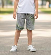 Bermuda Masculina Infantil Estampada Nº 4 Ao 10 Trick Nick