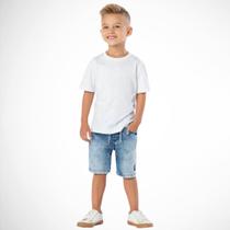 Bermuda masculina infantil jeans