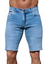 Bermuda Masculina Jeans Claro Revanche 104330 Bermuda Masculina Jeans Claro Revanche 104330