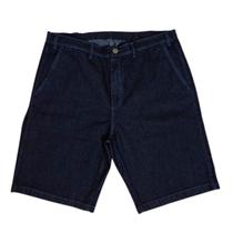 Bermuda Masculina Jeans com Elastano Meio Elástico Plus Size