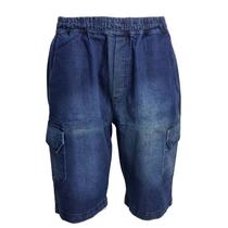 Bermuda Masculina Jeans Com Elástico Lottus Plus Size