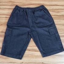 Bermuda Masculina Jeans Elástico Plus Size Lottus Bermuda Masculina Jeans Elástico Plus Size Lottus