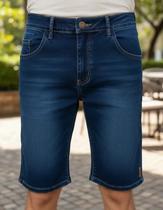 Bermuda Masculina Jeans Lycra Elastano Gangster 0203 Bermuda Masculina Jeans Lycra Elastano Gangster 0203