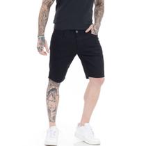 Bermuda Masculina Jeans Mega Premium Black